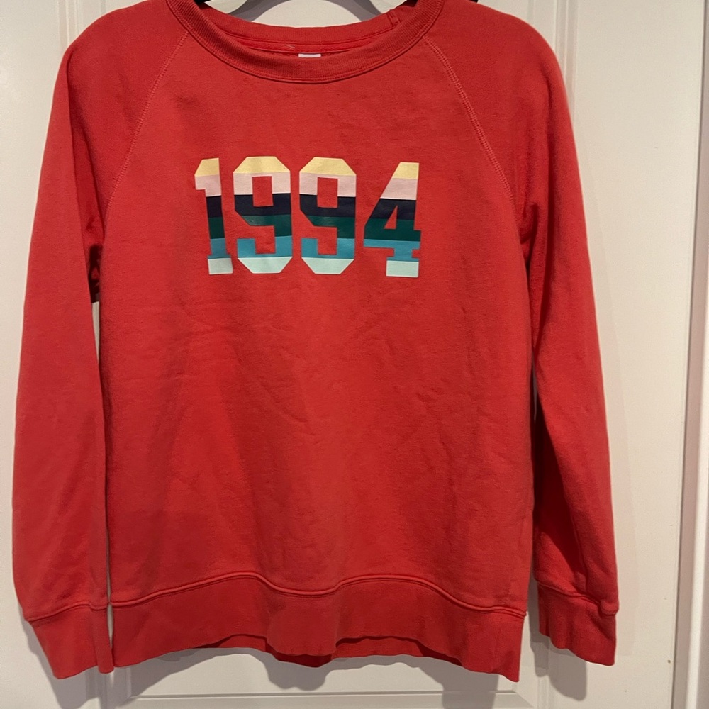 Old Navy Red Crewneck Sweatshirt
